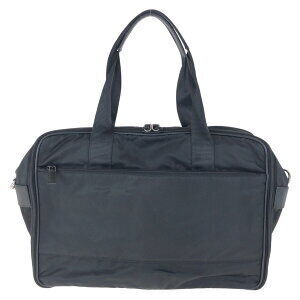 Prada leather nylon triangular plate briefcase black Tessuto Saffiano bag logo